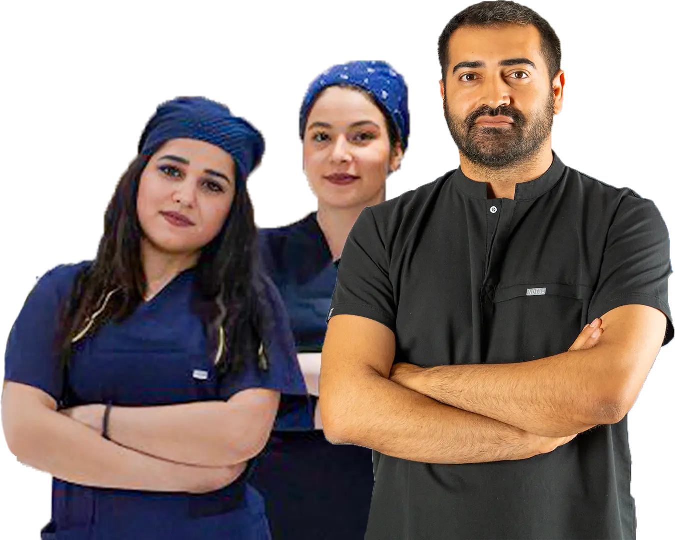 The operation team at Istanbul Hair Center
