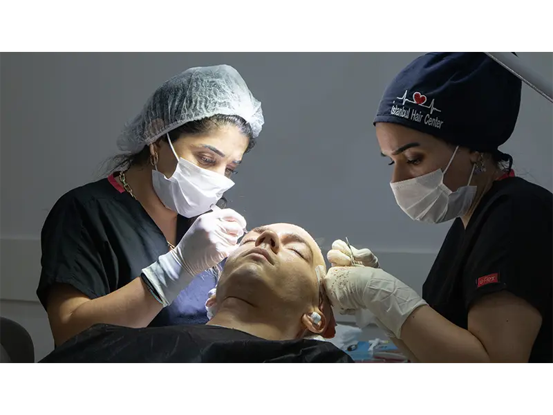 Hair transplant operating theatre at Istanbul Hair Center