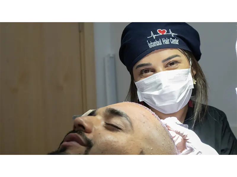 Hair transplant operating theatre at Istanbul Hair Center