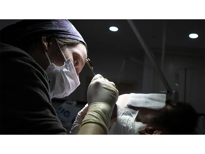 Hair transplant operating theatre at Istanbul Hair Center